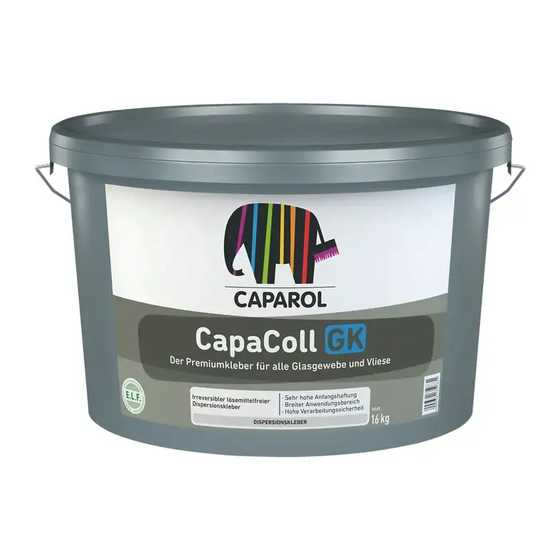 Клей для шпалер і склополотна дисперсійний Caparol CapaColl GK E.L.F. (16 кг)