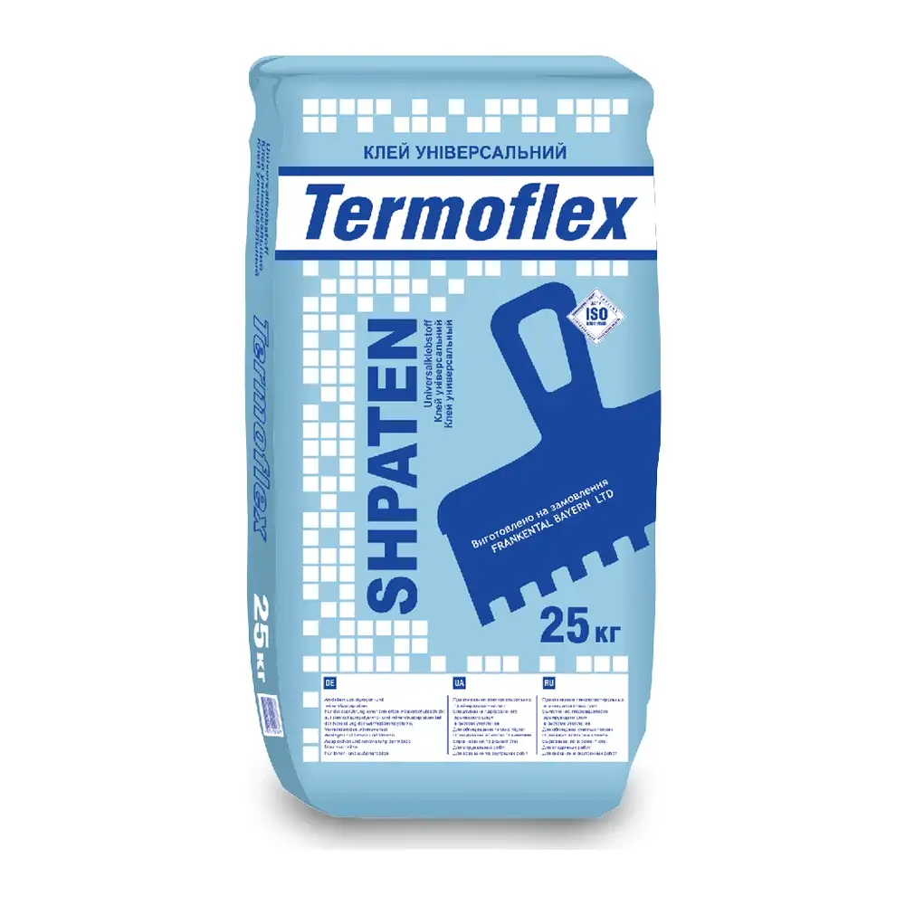Клей термостійкий для печей і камінів SHPATEN Termoflex (25 кг)