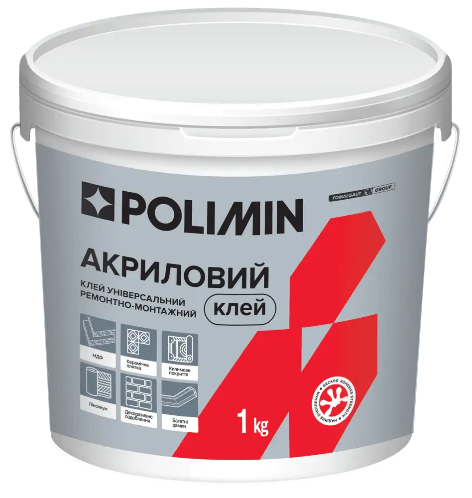 Клей універсальний монтажний Полімін "Акриловий клей" (1 кг)