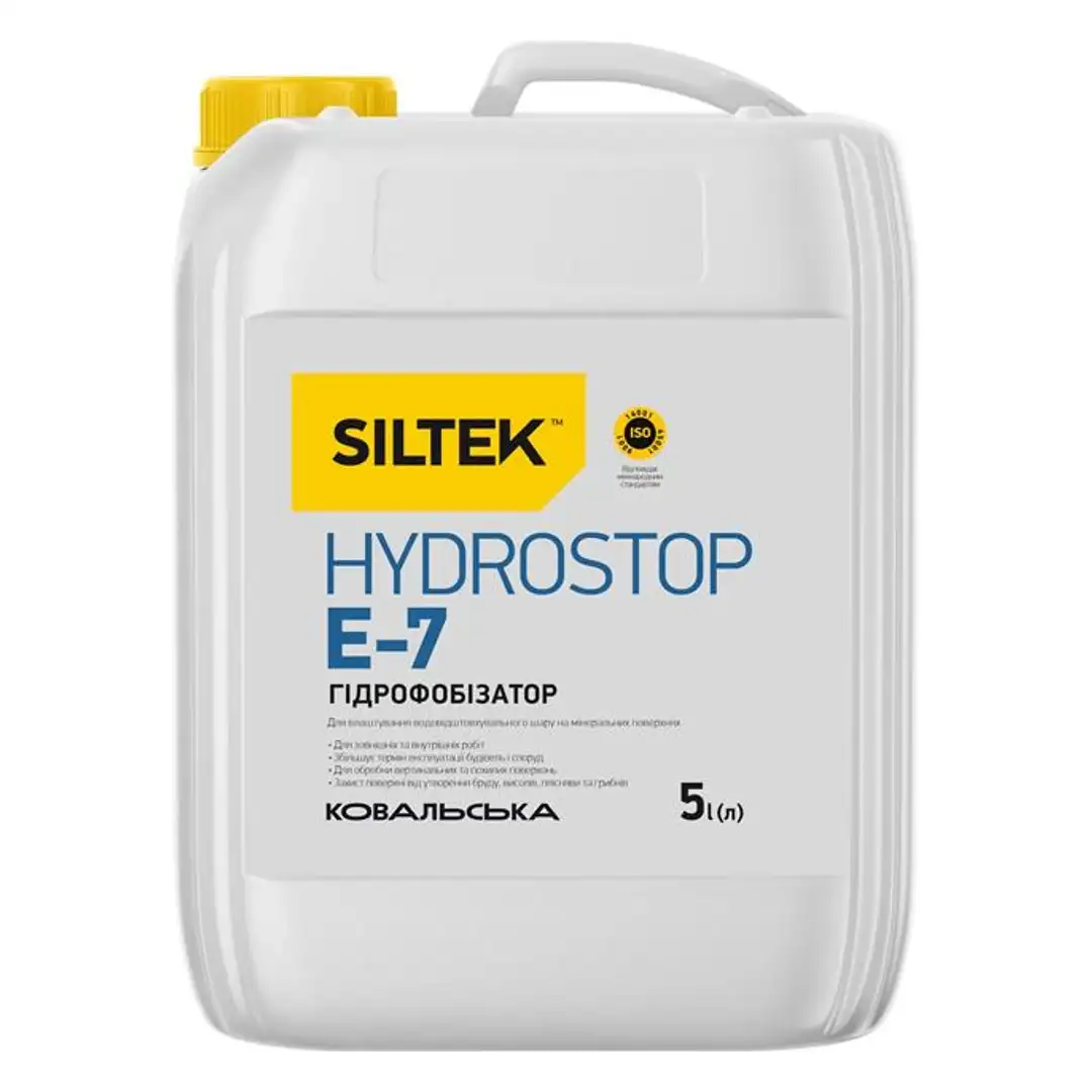 Композиція гідрофобізуюча Siltek E-7 Hydrostop (5 л)