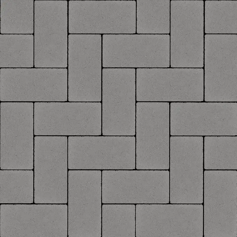 Бруківка Ковальська 200×100×80 без фаски сірий