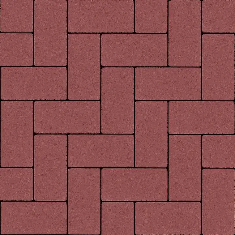 Бруківка Ковальська 200×100×60 без фаски вишня