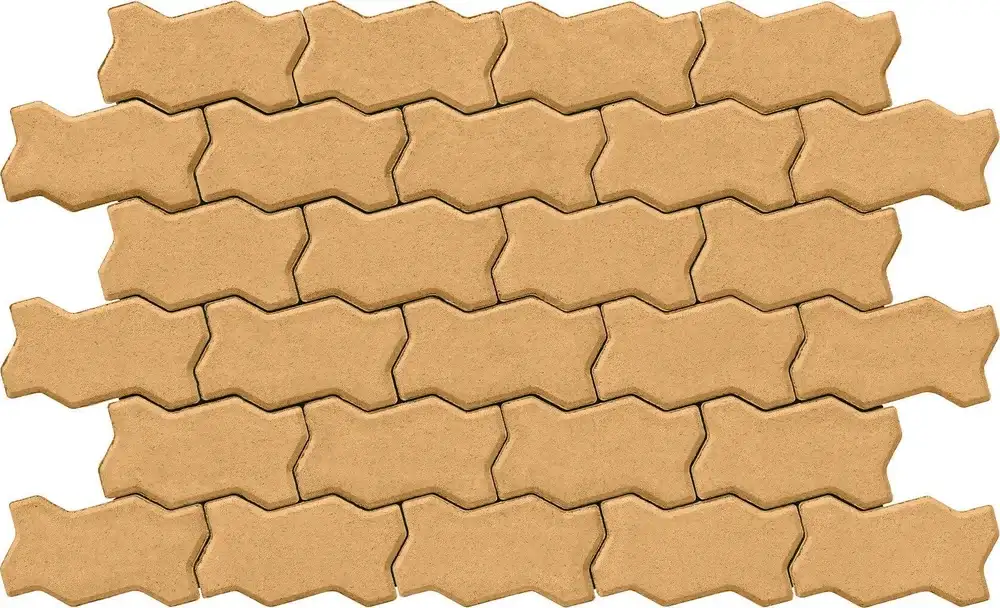 Тротуарна плитка Ковальська Фалка 240×130×120 сахара