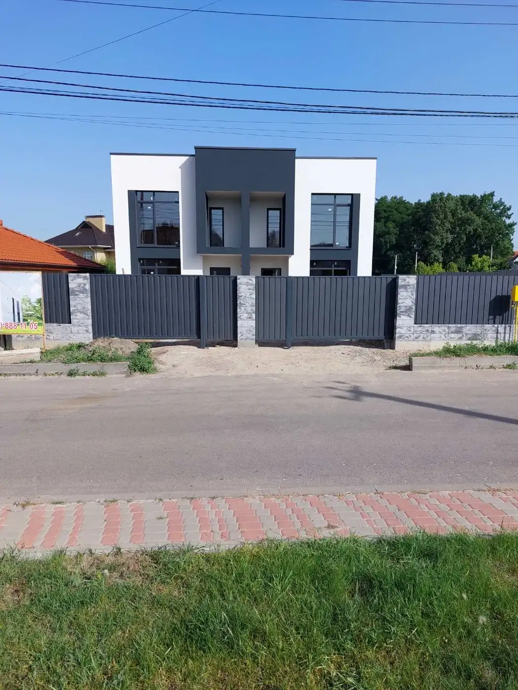Блок 504×200 огорожі "Ґардіан" Onyx White 200 мм