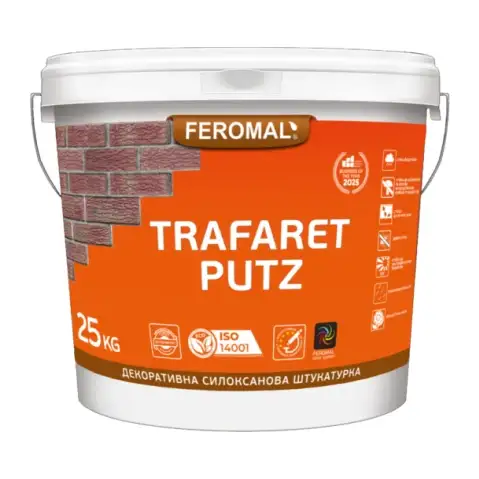 Штукатурка декоративна силоксанова для трафаретів FEROMAL 49 Trafaret Putz, зерно 0,5 мм (25 кг)
