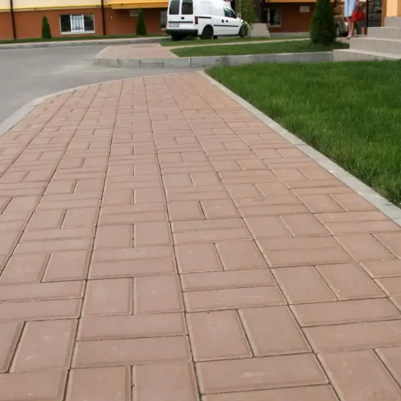 Бруківка Золотий Мандарин 200×100 80 мм персиковий